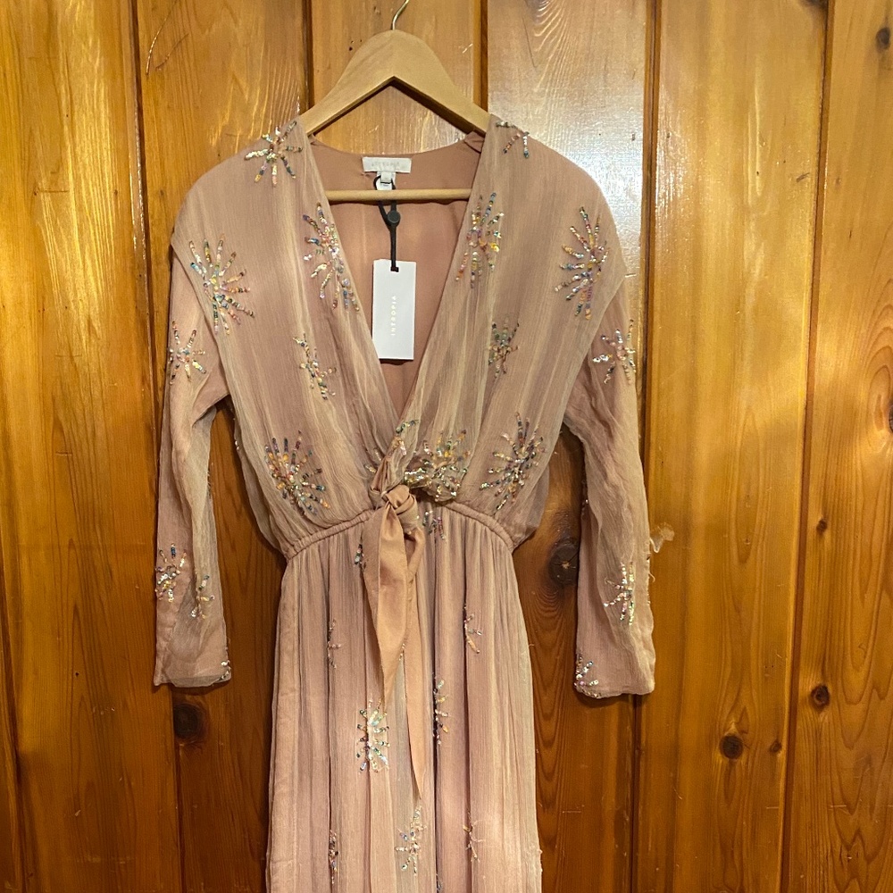 Intropia Hand Embroidered Dress